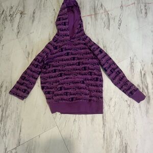 Champion Purple Boxy Relaxed Hoodie